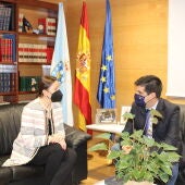 Gabriel Alén reúnese coa xerente de Galicia Calidade