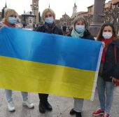 La comunidad ucraniana de Alcalá de Henares muestra el apoyo a su país ante el inicio de la invasión militar rusa