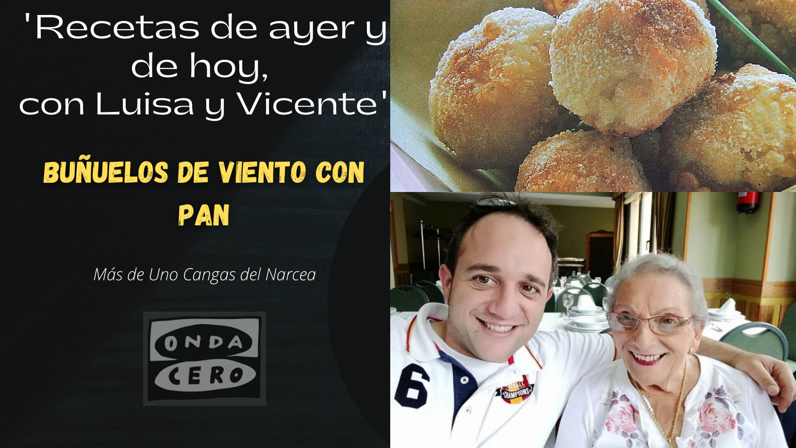 Buñuelos de viento con pan... Buñuelos de viento con pan...
