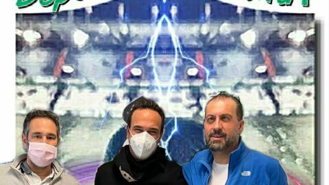 Fran D&iacute;ez, Jos&eacute; Gonz&aacute;lez Celis y Jos&eacute; Luis San Juli&aacute;n en Deportiva y Cultural Radio Club