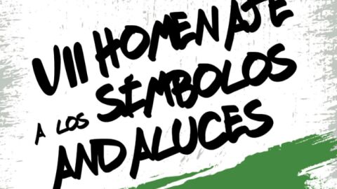 Cartel de la programaci&oacute;n "Homenaje a los S&iacute;mbolos Andaluces".