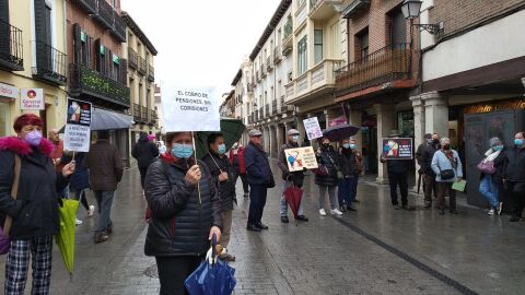 Pensionistas Complutenses manifestaci&oacute;n bancos
