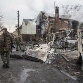 Edificios destrozados en Ucrania tras el bombardeo de Rusia