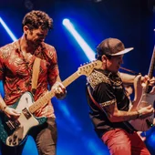 La banda 'Wall Street Band' durante una de sus actuaciones. La banda 'Wall Street Band' durante una de sus actuaciones.