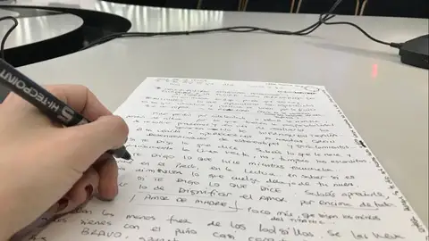 El garabato de Isabel Lobo a Jaime de los Santos El garabato de Isabel Lobo a Jaime de los Santos
