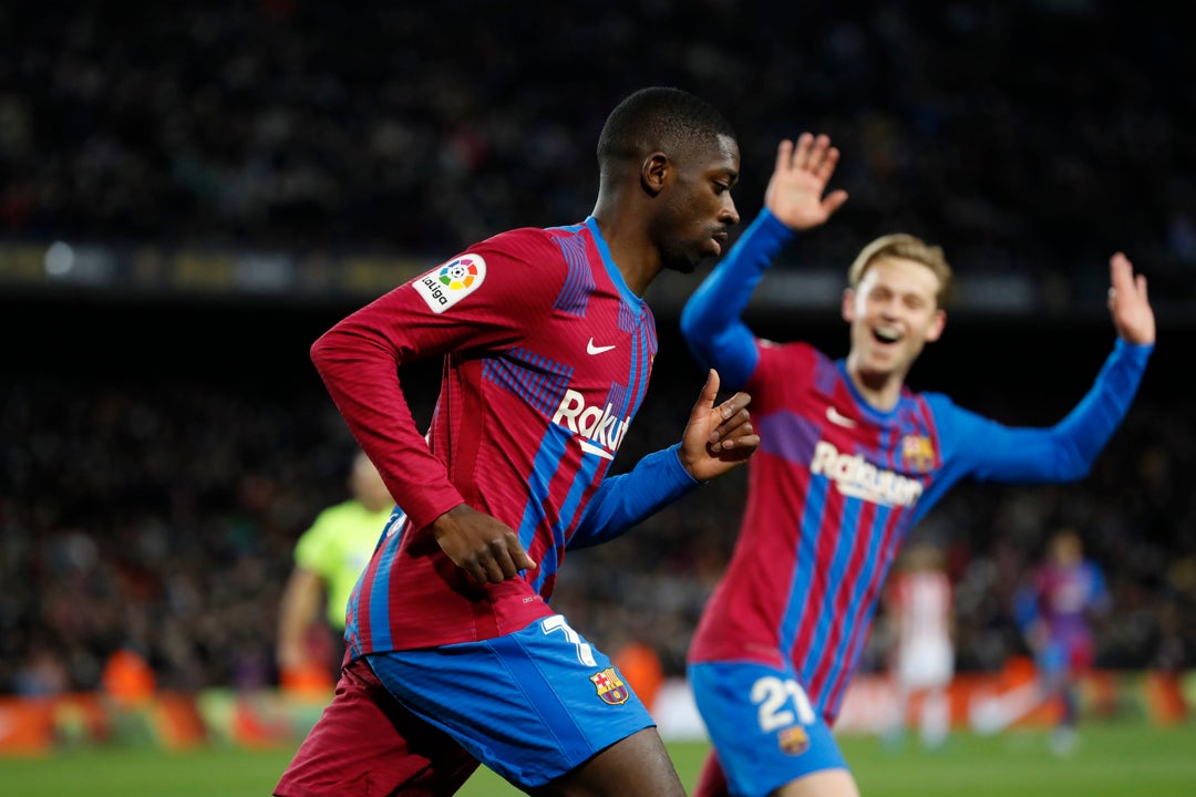 El Barça golea al Athletic y Dembélé resurge con un golazo El Barça golea al Athletic y Dembélé resurge con un golazo