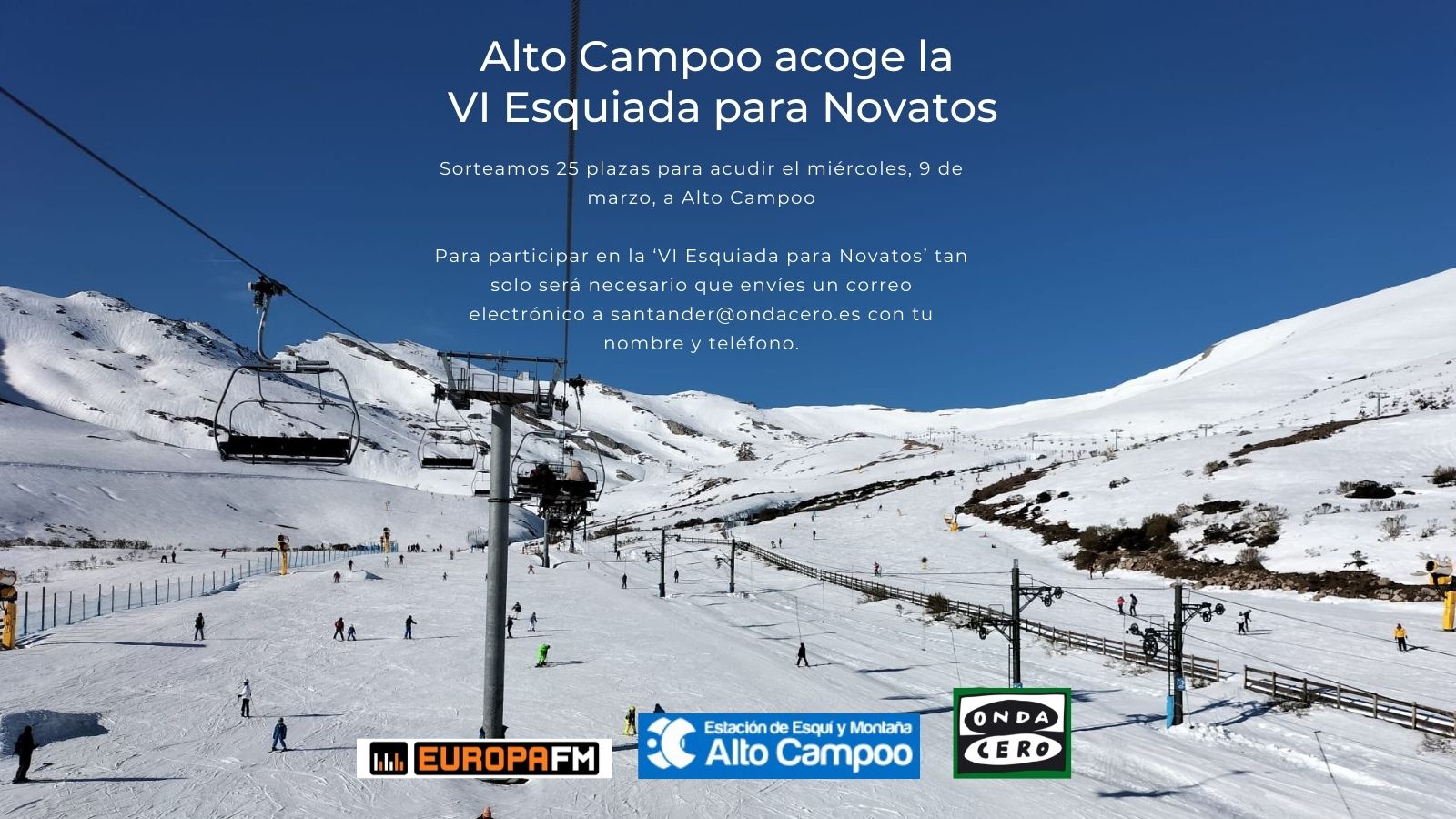 Alto Campoo acoge una nueva edición de la Esquiada para Novatos Alto Campoo acoge una nueva edición de la Esquiada para Novatos