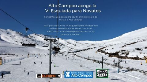 Alto Campoo acoge la VI Esquiada para Novatos