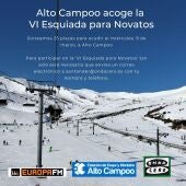 Alto Campoo acoge la VI Esquiada para Novatos