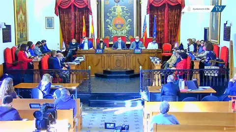 Pleno municipal del Ayuntamiento de Elche del mes de febrero de 2022. Pleno municipal del Ayuntamiento de Elche del mes de febrero de 2022.
