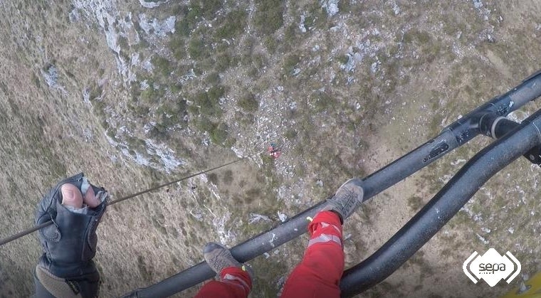Rescatada una senderista en el concejo de Amieva Rescatada una senderista en el concejo de Amieva