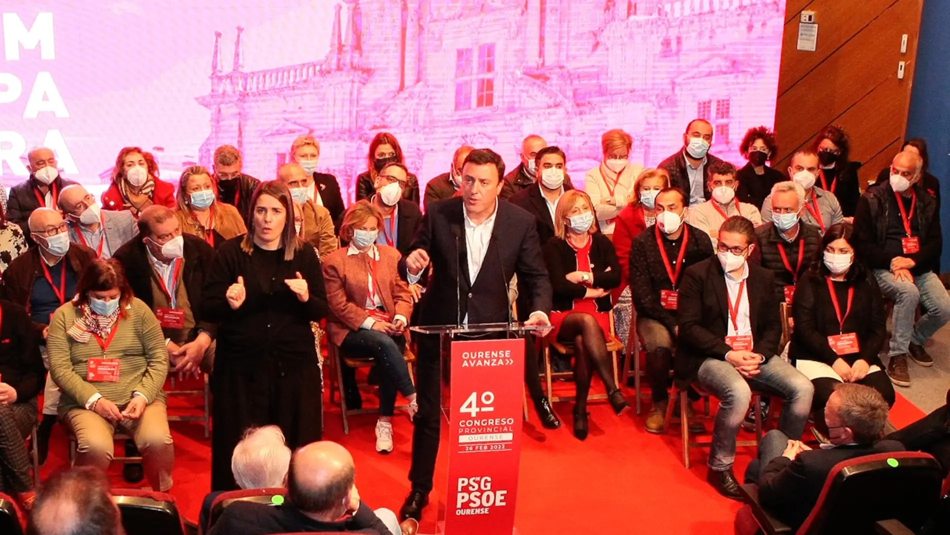 Valentin González Formoso defende en Ourense ao Psoe como alternativa de goberno