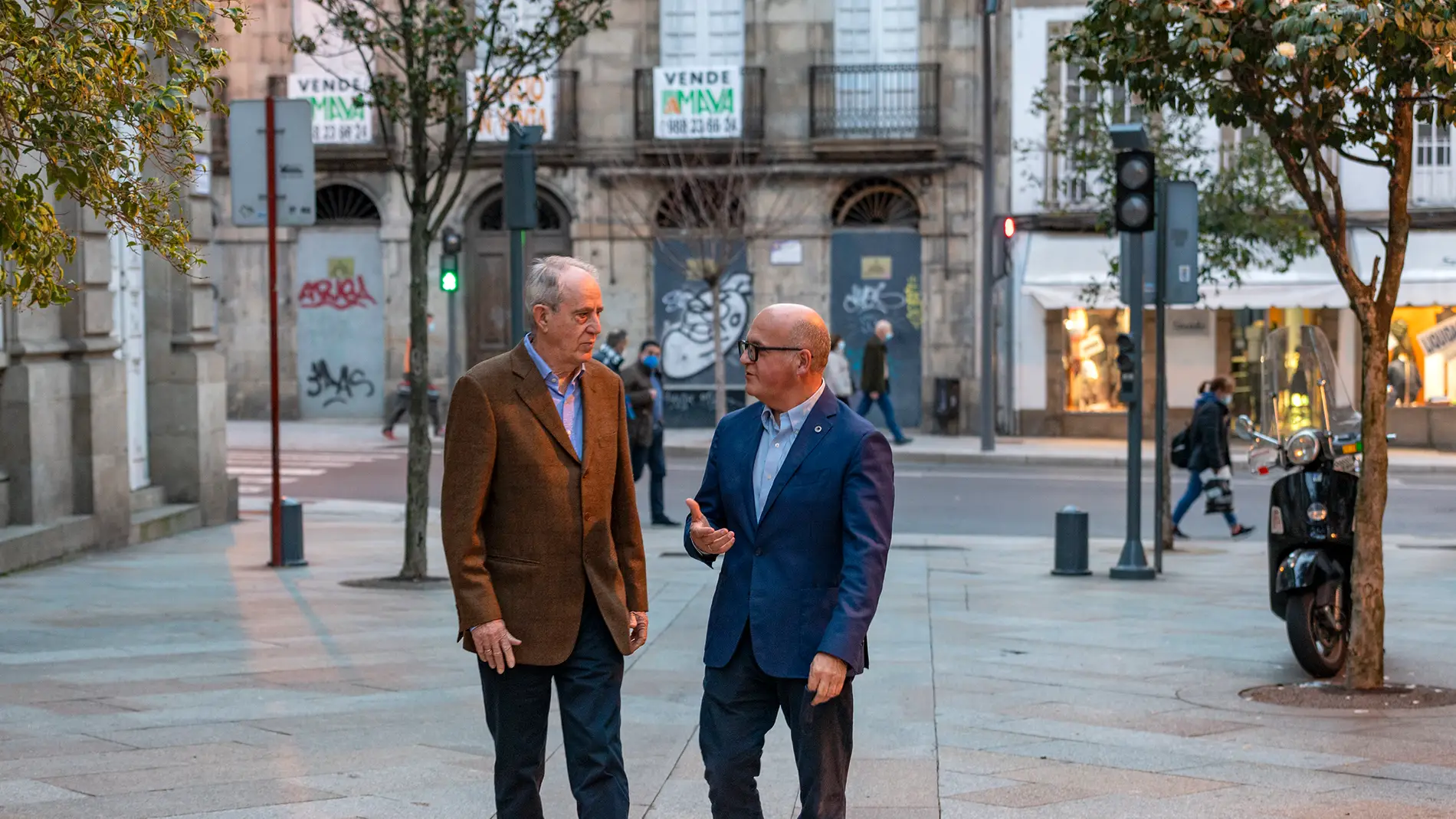 Encuentro de Manuel Baltar con el presidente de la Federación Española de Bancos de Alimentos