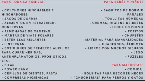 Campa&ntilde;a de ayuda a refugiados ucranianos