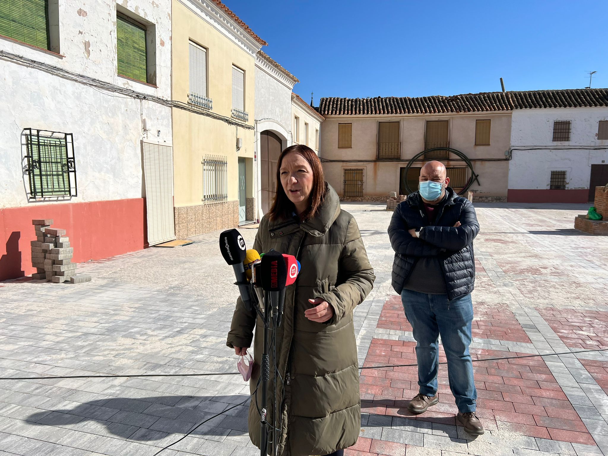 Las obras de las Plazas de la Bolsa, la Justa y del Ángel finalizarán para la primavera Las obras de las Plazas de la Bolsa, la Justa y del Ángel finalizarán para la primavera