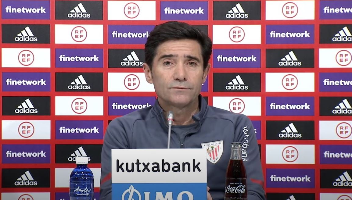 Marcelino: "Con el apoyo de su afición si hay un favorito es el Valencia" Marcelino: "Con el apoyo de su afición si hay un favorito es el Valencia"