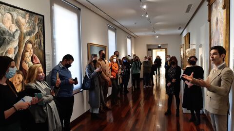 Presentación de la exposición sobre mujeres artistas en el Museo de Bellas Artes de València