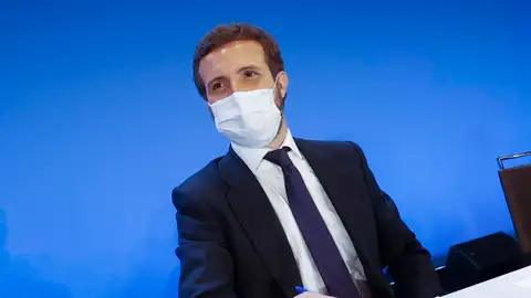 Pablo Casado, en la Junta Directiva Nacional del PP. Pablo Casado, en la Junta Directiva Nacional del PP.