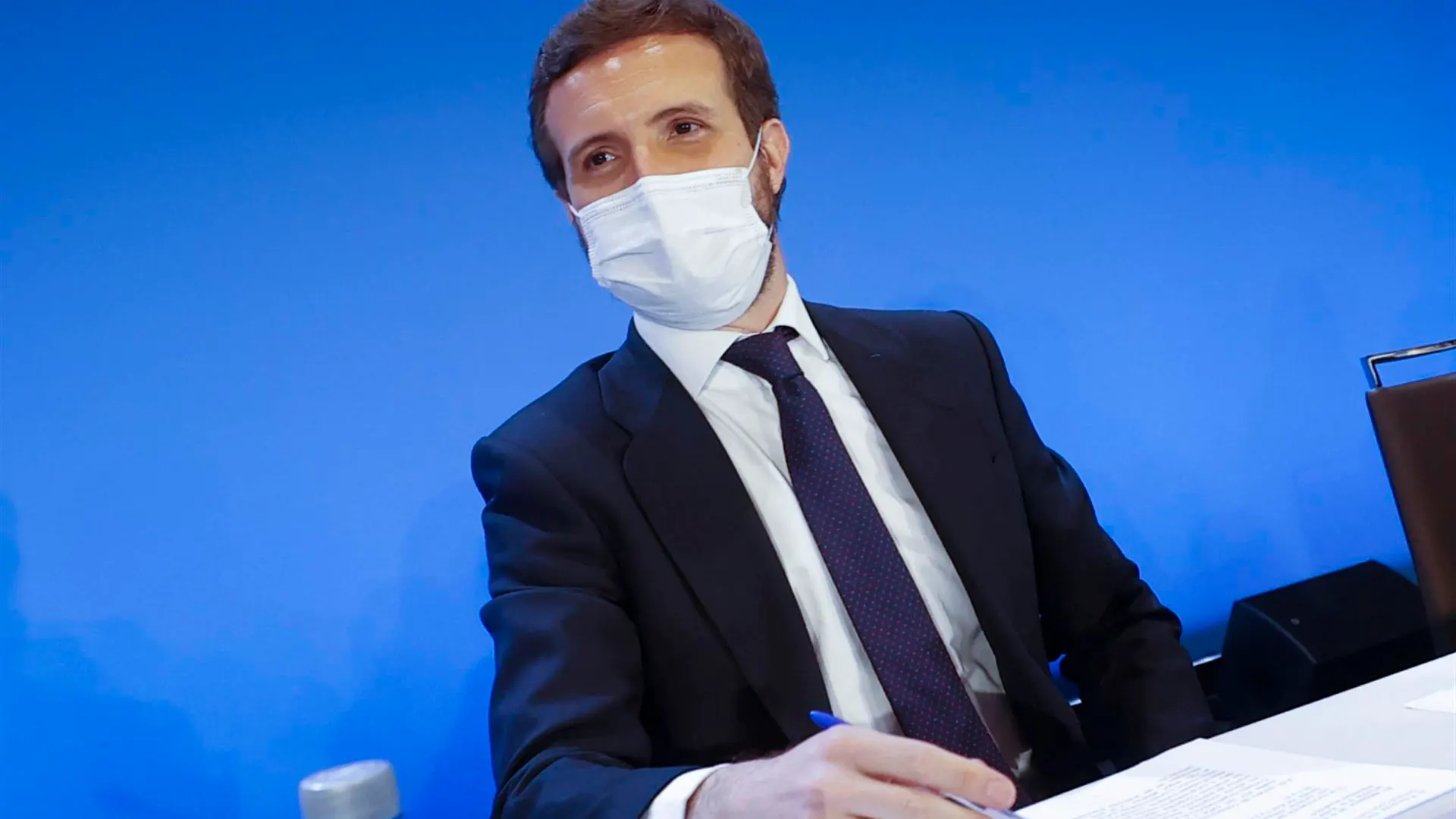Pablo Casado, en la Junta Directiva Nacional del PP.