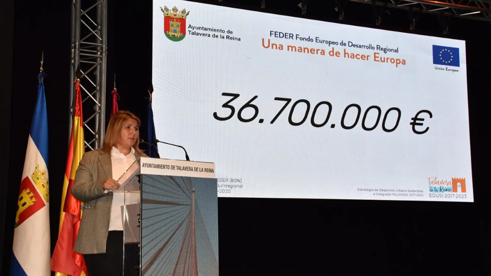 Talavera presenta los proyectos europeos cofinanciados con fondos FEDER