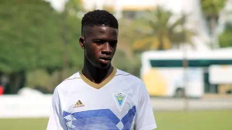 Papa Malick en la pretemporada anterior Papa Malick en la pretemporada anterior