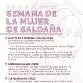 Saldaña celebra la "Semana de la Mujer"