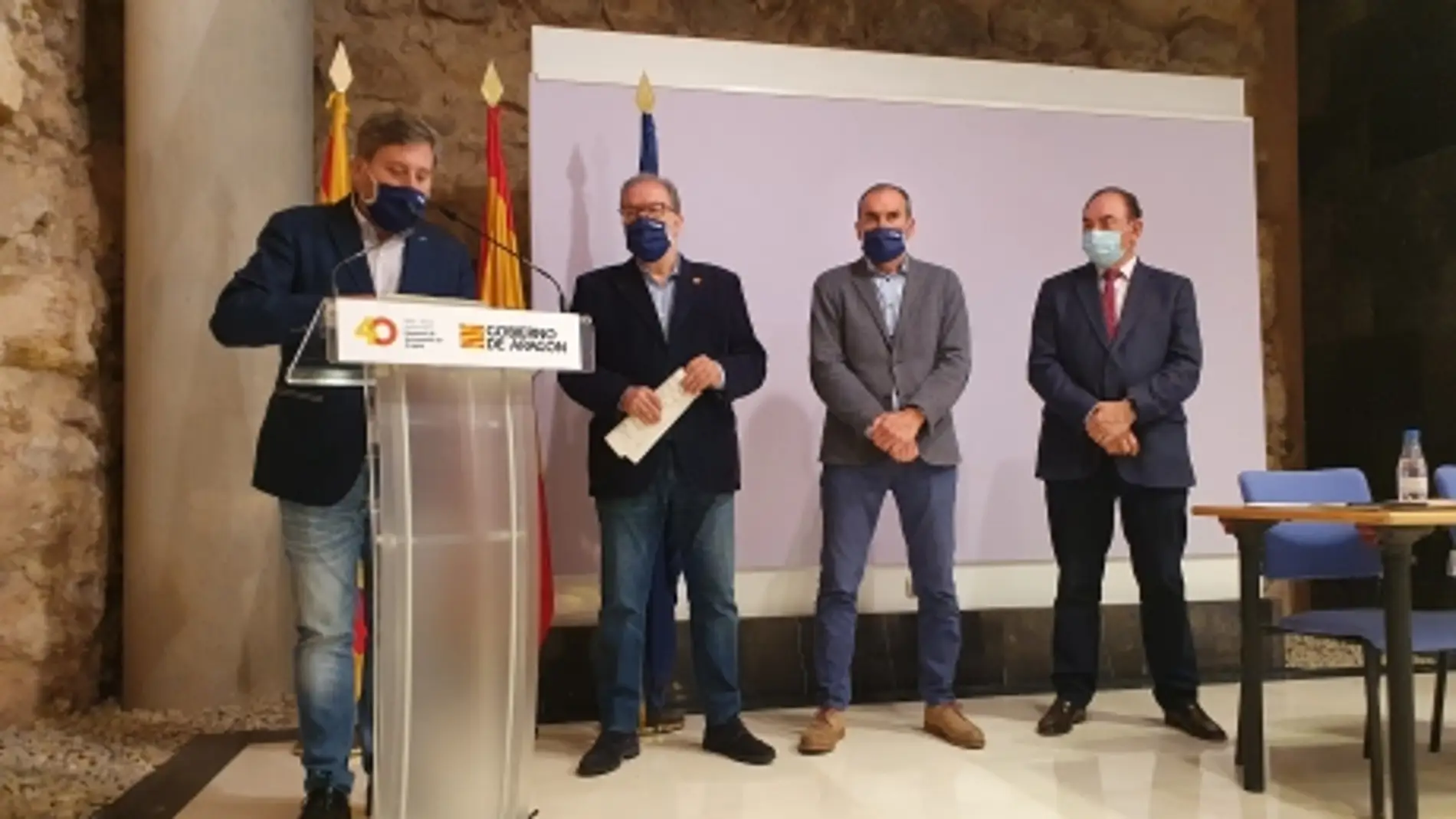 El plan de inversiones se ha presentado esta mañana en la Delegación Territorial del Gobierno de Aragón