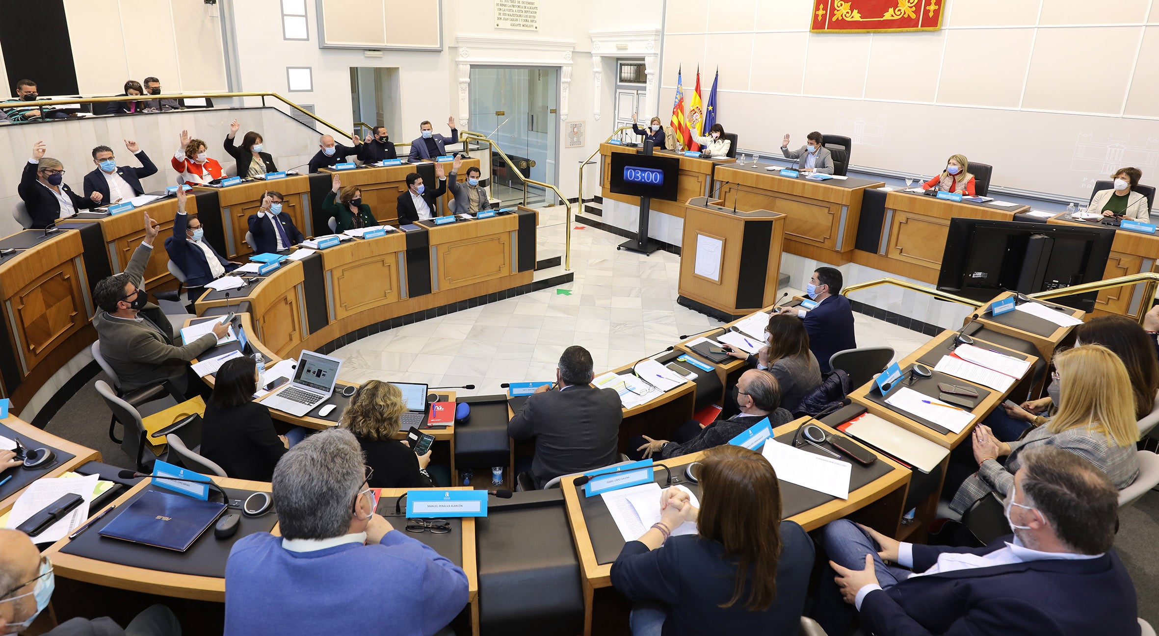 El pleno de la Diputación de Alicante condena la intervención militar de Rusia en Ucrania El pleno de la Diputación de Alicante condena la intervención militar de Rusia en Ucrania