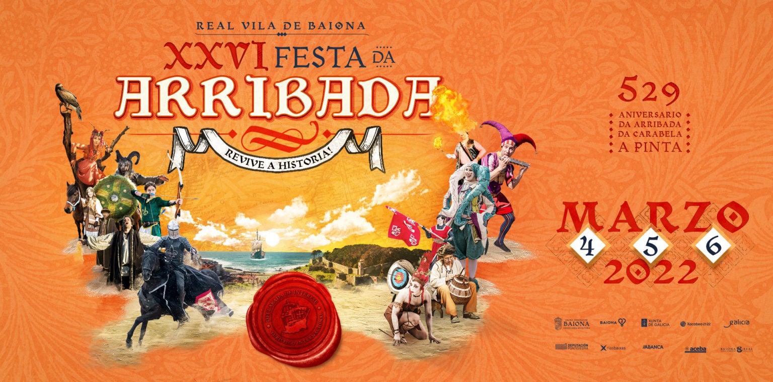 Baiona acoge este fin de semana una nueva edición de la Fiesta de la Arribada. Baiona acoge este fin de semana una nueva edición de la Fiesta de la Arribada.