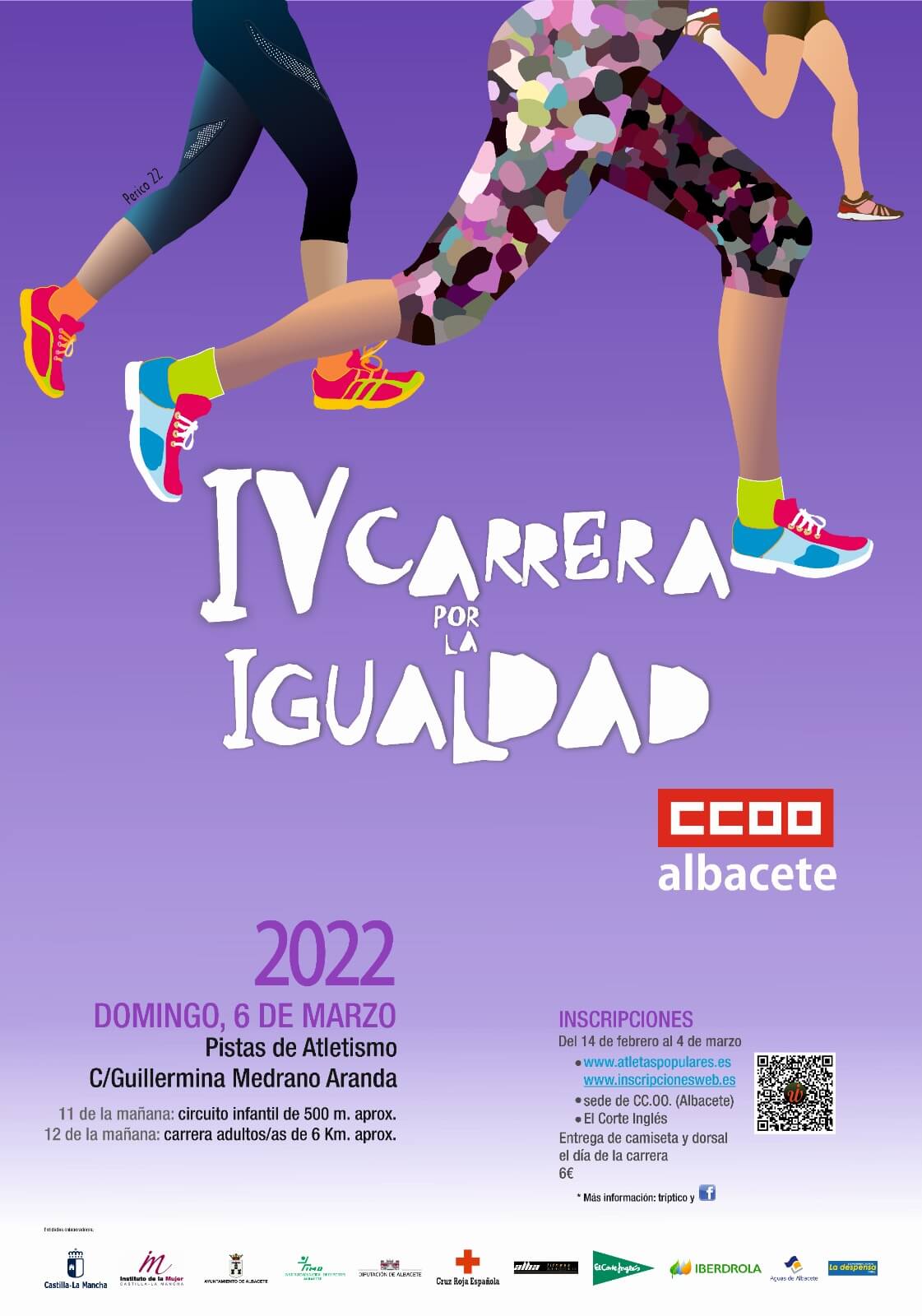 Este domingo, corre por la igualdad en el evento organizado por CCOO Este domingo, corre por la igualdad en el evento organizado por CCOO