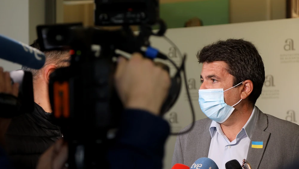 Carlos Mazón ante los medios de comunicación Carlos Mazón ante los medios de comunicación