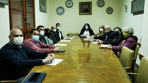 Reuni&oacute;n del Ayuntamiento de Vila-real con las asociaciones de vecinos. 