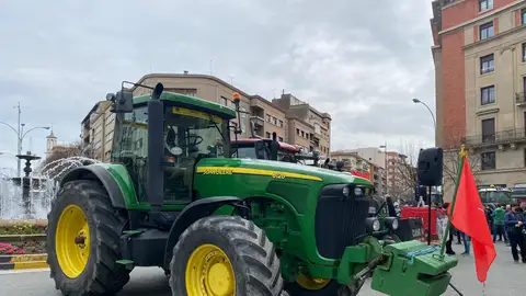 Tractorada en Pamplona Situación del campo