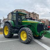 Tractorada en Pamplona
