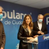 Callejas, Romero y Cañizares durante la rueda de prensa