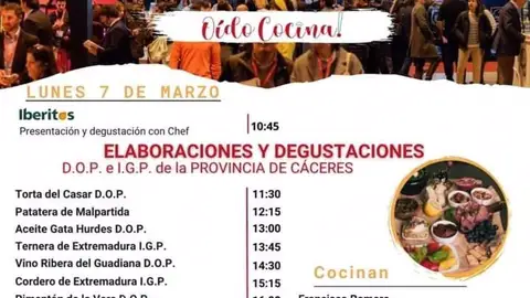 La gastronomía cacereña será protagonista el próximo lunes de la feria Expo HIP de Madrid La gastronomía cacereña será protagonista el próximo lunes de la feria Expo HIP de Madrid