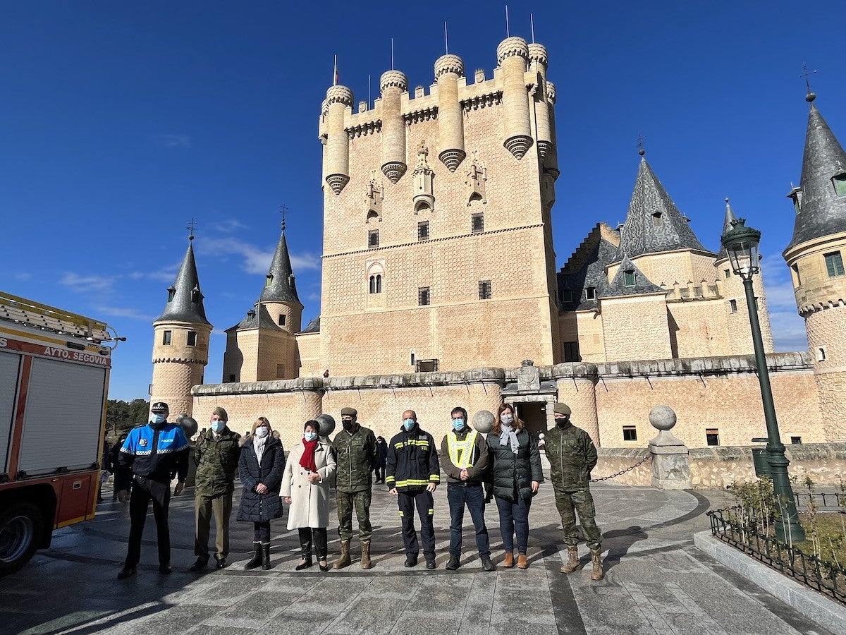 Probado con éxito el sistema antiincendios del Alcázar Probado con éxito el sistema antiincendios del Alcázar