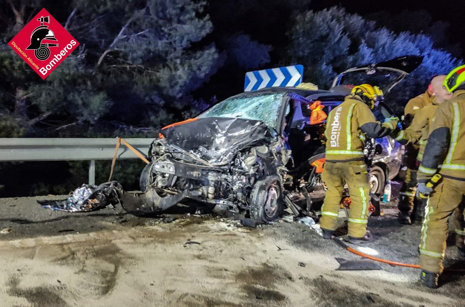 Dos mujeres heridas graves en un accidente en la N-332 a su paso por Altea Dos mujeres heridas graves en un accidente en la N-332 a su paso por Altea