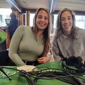 Silvia Mérida y Sonia Torralvo del Málaga CF Femenino Silvia Mérida y Sonia Torralvo del Málaga CF Femenino
