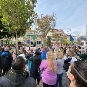 manifestacion ucrania benidorm y la vila joiosa