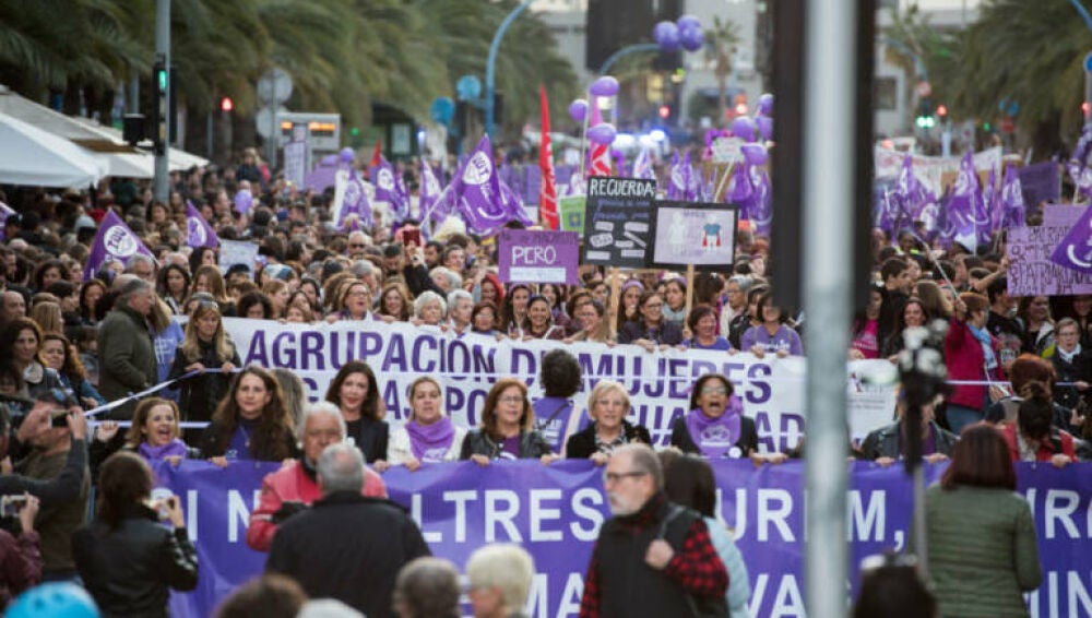 Imagen de anteriores manifestaciones en Alicante 