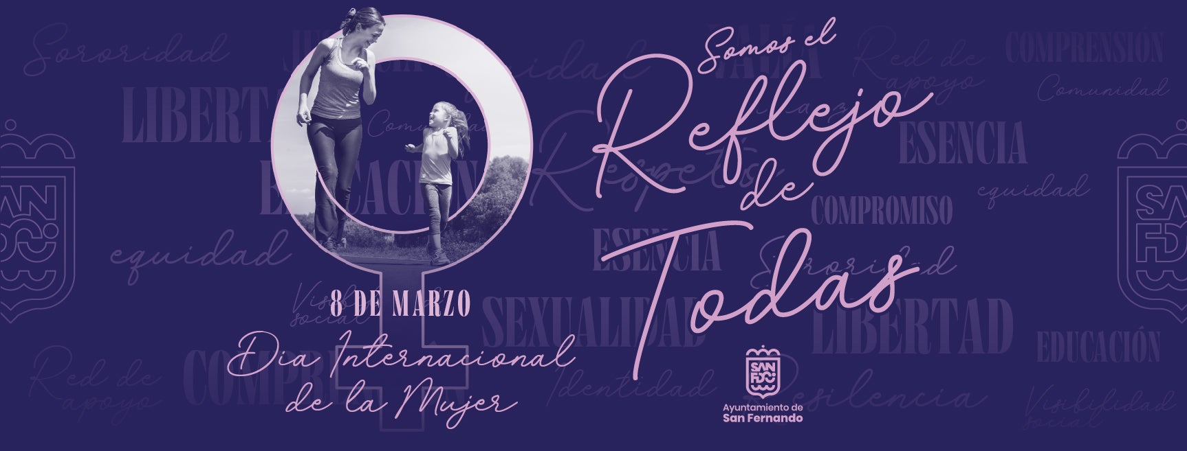 'Somos el reflejo de todas', la reivindicación desde San Fernando por el 8M 'Somos el reflejo de todas', la reivindicación desde San Fernando por el 8M