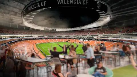 El Valencia presenta la documentación para reanudar el Nuevo Mestalla