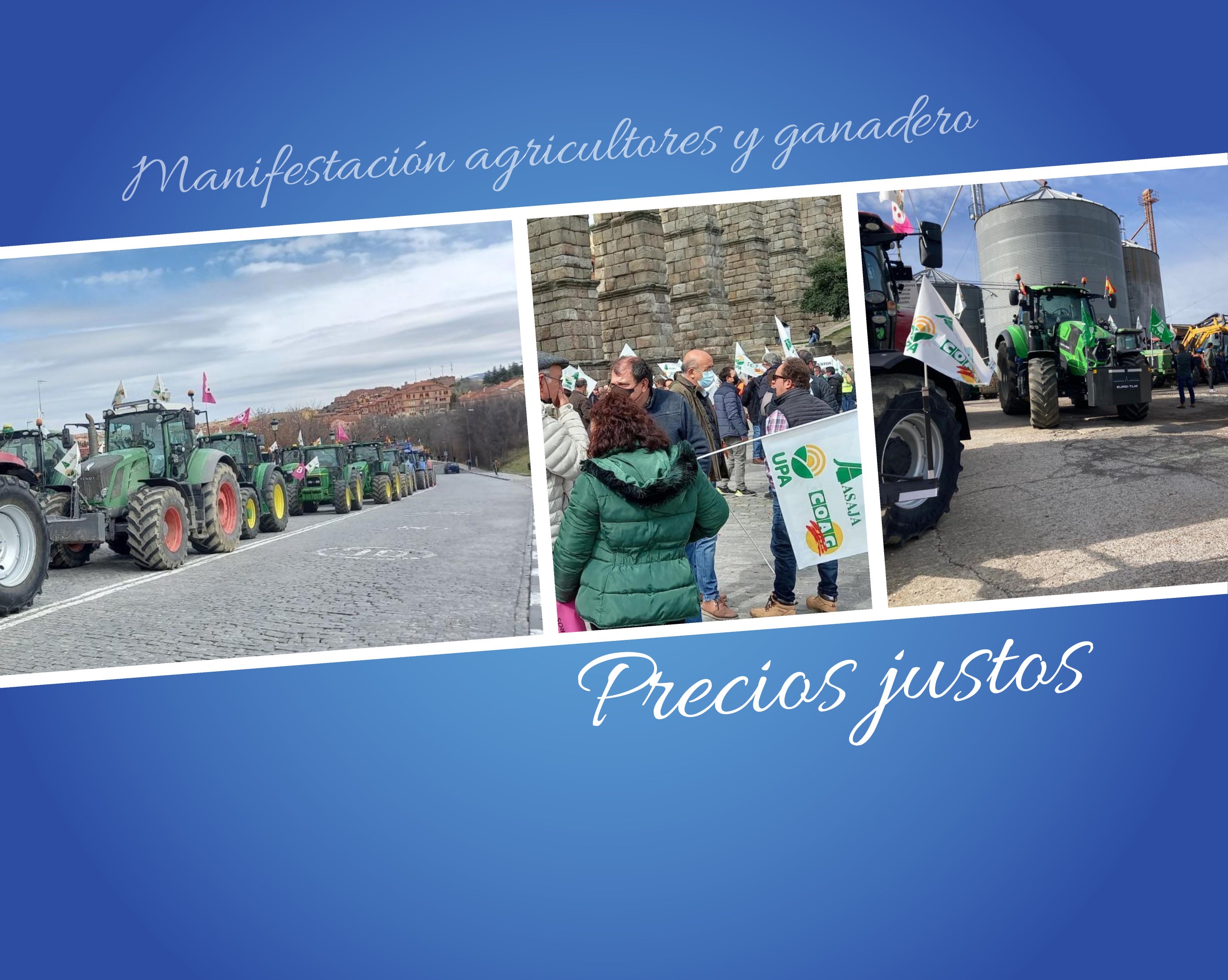 Los agricultores y ganaderos segovianos han vuelto a salir a la calle para pedir precios justos Los agricultores y ganaderos segovianos han vuelto a salir a la calle para pedir precios justos