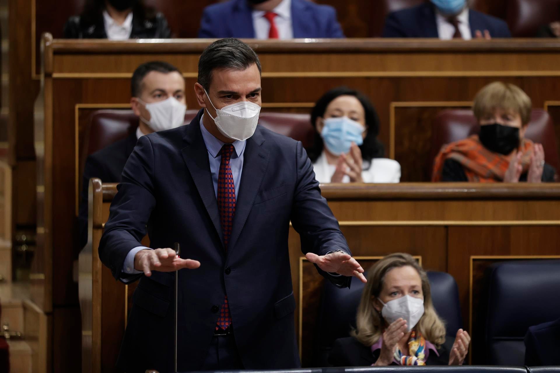 Pedro Sánchez, sobre la inflación y el alto precio de la energía: "La culpa es únicamente de Putin" Pedro Sánchez, sobre la inflación y el alto precio de la energía: "La culpa es únicamente de Putin"