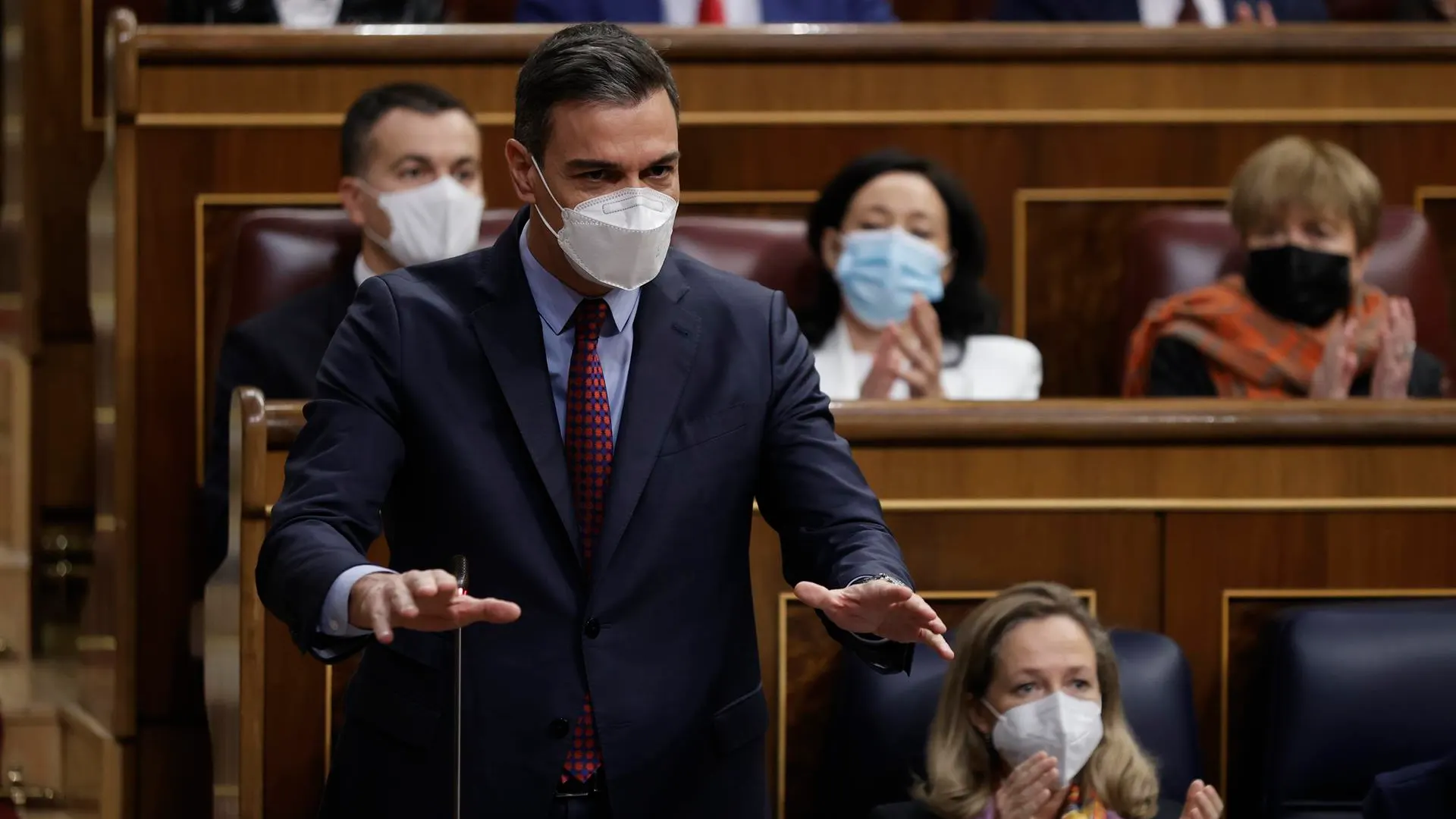 Pedro Sánchez, en el Congreso de los Diputados. Pedro Sánchez, en el Congreso de los Diputados. / Efe