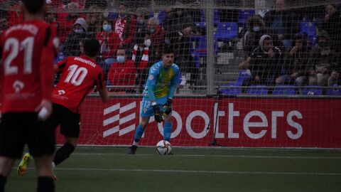 Antonio Gallego en Pulpí con el Real Murcia