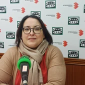 Yolanda Gómez en los estudios de Onda Cero Ciudad Real Yolanda Gómez en los estudios de Onda Cero Ciudad Real
