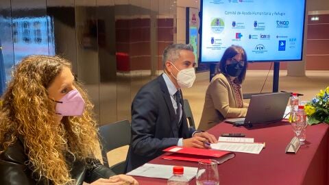 Pablo Zuloaga durante la reunión del Comité de Coordinación de Ayuda Humanitaria y Refugio a Ucrania Pablo Zuloaga durante la reunión del Comité de Coordinación de Ayuda Humanitaria y Refugio a Ucrania