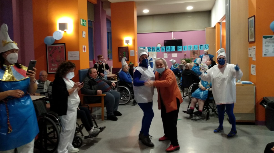 Los mayores de la residencia Infiesto celebraron el Día de la Mujer con un Antroxu Los mayores de la residencia Infiesto celebraron el Día de la Mujer con un Antroxu